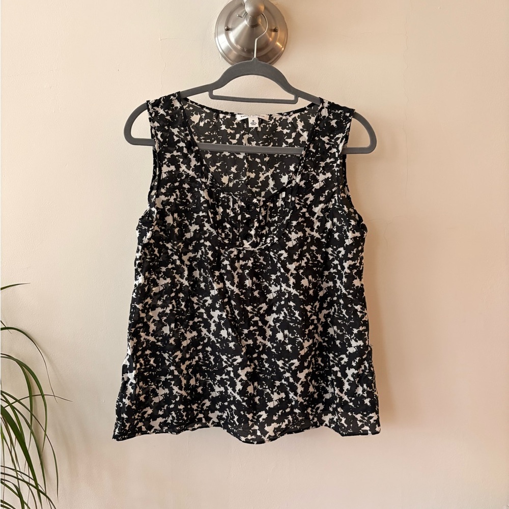 Banana Republic Monochrome Patterned Tank Top Size Medium